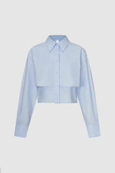 Button Up Collar Long Sleeve Shirt