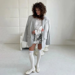 Fashion High Waisted Sequins Skirt For Women Sexy Hip Wrap Mini Skirts Solid Color Splice Glitter Skirt Female Streetwear