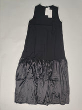 Leyot A-line Loose Solid Color Split-Joint Round-neck Maxi Dresses