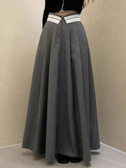 2024 New Fashion Elegant Flip High-waist Suits Dress Skirt