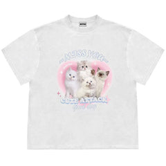 Miss You Cat Attack T-Shirt