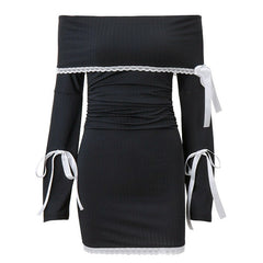 French Maid Off-Shoulder Dress