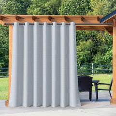 Waterproof Outdoor Curtain Blackout Patio Drape for for Sliding Door / Foyer / Arbor / Lanai Custom Beige, 1 Panel