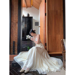 cybergoth dress to impress Sexy Backless Sling Dress Women's 2025 Summer New Fashion Slimming Waist-Tight Super Fairy Dress