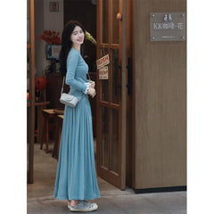 cybergoth dress to impress 2025 New Early Autumn Korean Style Dress Suit High-Grade Temperament Two-Piece Set Unique Top Super Beautiful Rui