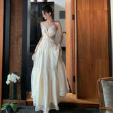 cybergoth dress to impress Sexy Backless Sling Dress Women's 2025 Summer New Fashion Slimming Waist-Tight Super Fairy Dress