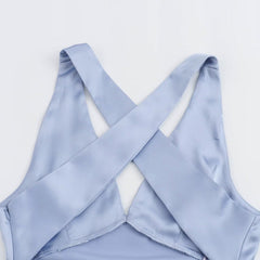 cybergoth dress to impress 2025 Spring New Women's Style V-neck Sleeveless High Waist Dress Women's