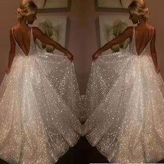 freshman hoco dresses EBay Pure White Wedding Dress V-neck Backless Three-Layer Wedding Dress Evening Gown