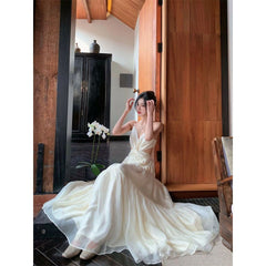 cybergoth dress to impress Sexy Backless Sling Dress Women's 2025 Summer New Fashion Slimming Waist-Tight Super Fairy Dress