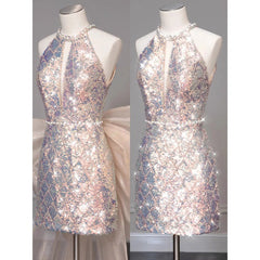 aquatic dress to impress Shining Pink Bridal Wedding Toast Dress New Banquet Performance Host Fishtail Wedding Dress Evening Dress