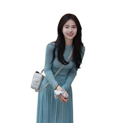 cybergoth dress to impress 2025 New Early Autumn Korean Style Dress Suit High-Grade Temperament Two-Piece Set Unique Top Super Beautiful Rui