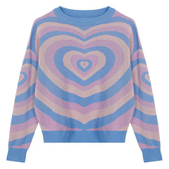 Pastel Heart Sweater