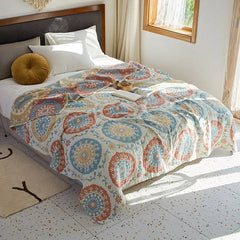 Bohemia Sofa Cover Home Bed Comforter Throw Blanket for Couch Hotel Restaurant Plaids spread on The Covers