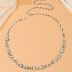 Bridal Handmade Rhinestone Belts for Women Accessories Party Crystal Wedding Dress Belt Strass Bride Sash Bridesmaid Gift