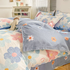 Bedclothes Bedding Set Duvet Cover Comforter Sets Bed Sheet Set Bedsheets Set with Pillow...220x240 Double Bed Spread Euro Linen