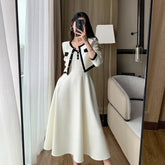 Elegant 2-Piece Dress Set for Lady Short Coat A-Line Midi Camisole Dresses Slim Korean Fashion Female Suit Spring Autumn New