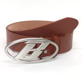 New Y2k Belt Vintage Frosted Silver B Letter Buckle Belt for Men and Women's Fashion Versatile Decorative Dress Jeans B Belt