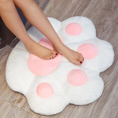 Cat Paw Back Soft Pillows Plush Chair Cushion Sofa Indoor Floor Home Chair Decor Animal Plush Throw Pillow Back Rest Pillow