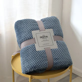 Thickened Blanket King Size Home Warm Plaid Comforter Soft and Comfortable Bedspread Bedding Sheet for Winter