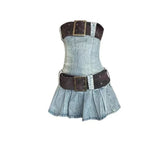 Maxine's Village Mall Date Dress Kawaii Academia Y2K Cottagecore Coquette Fairycore Dollette Princesscore