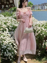 Fair Spring-Kissed Maiden in the Royal Rose Gardens Pink Dress Kawaii Academia Y2K Cottagecore Coquette Fairycore Dollette Princesscore