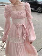 Regency Era Rose Millefuille Tartlette and Lace Pink Dress Kawaii Academia Y2K Cottagecore Coquette Fairycore Dollette Princesscore