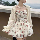 Ruby Rose Millefeuille Pastry Dress Kawaii Academia Y2K Cottagecore Coquette Fairycore Dollette Princesscore