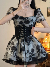 Love of a Midnight Rose Goth Dress Dark Academia Kawaii Academia Y2K Cottagecore Coquette Fairycore Dollette Princesscore