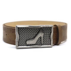 2025 New Gothic Retro High Heels BuckleY2k Belt Waistband Jeans Skirt Dress Women Brown Printed Grunge Belt Accessories