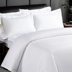 Luxury 100% Egypt Cotton 5 Stars Hotel Quilt Cover Pure Cotton Satin Strip Bed Line Duvet Cover Gray Blue Gold