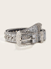 Punk Belts Women Luxury Designer Brand Wide Waist Belts Korean Fashion Diamond Rock Bling Strap Belt Y2K Women Belts for Dress