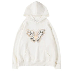 Butterfly Print Aesthetic Hoodie
