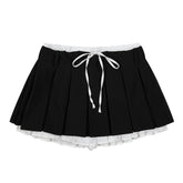 Preppy Layered Mini Skirt