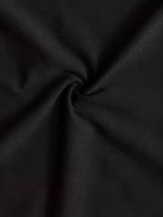 A-Line Long Sleeves Hollow Solid Color Cold Shoulder Mini Dresses