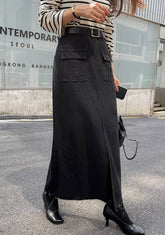 Ifomat Kaeil Denim Long Skirt
