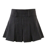 Baby Lies Striped Pleated Skirt