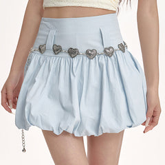 Blue Balloon Mini Skirt