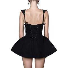 Gardens in Bloom Bow-Tie Mini Dress