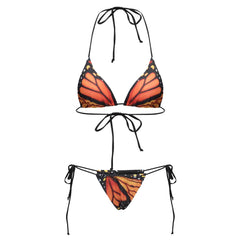 Butterfly Print Bikini Set