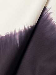 Batwing Sleeves Loose Contrast Color Printed Split-Joint Round-Neck Maxi Dresses