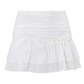 Coquette Aesthetic Ruffled Mini Skirt