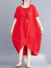 Casual Split-joint Midi Dress