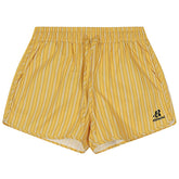 Elastic Waist Pinstriped Shorts