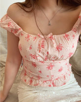 Secret Garden Milkmaid Top