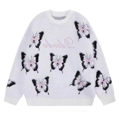 Fluffy Butterfly Sweater