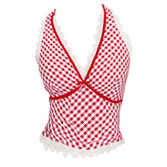 Gingham Picnic Halter Top