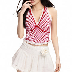 Gingham Picnic Halter Top