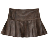 Model Behavior Leather Skirt
