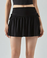 French Sun Tennis Skirt in Black