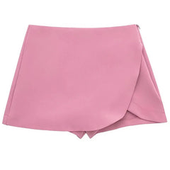 Old Money Asymmetric Mini Skort